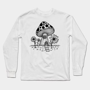 Mushroom Cottage Long Sleeve T-Shirt